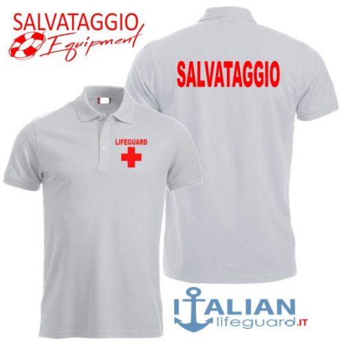 italian-lifeguard-polo-uomo-bianca-salvataggio-croce