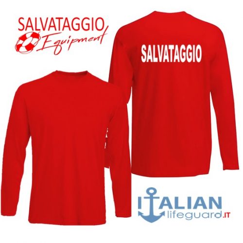 italian-lifeguard-t-shirt-m.lunga-rossa-uomo-salvataggio-r